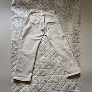 H&M off white jeans